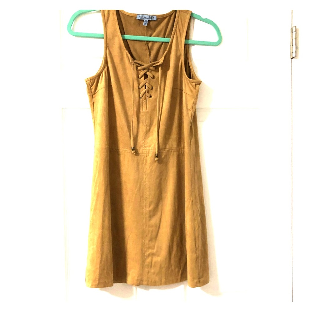 Suede Tank Dress